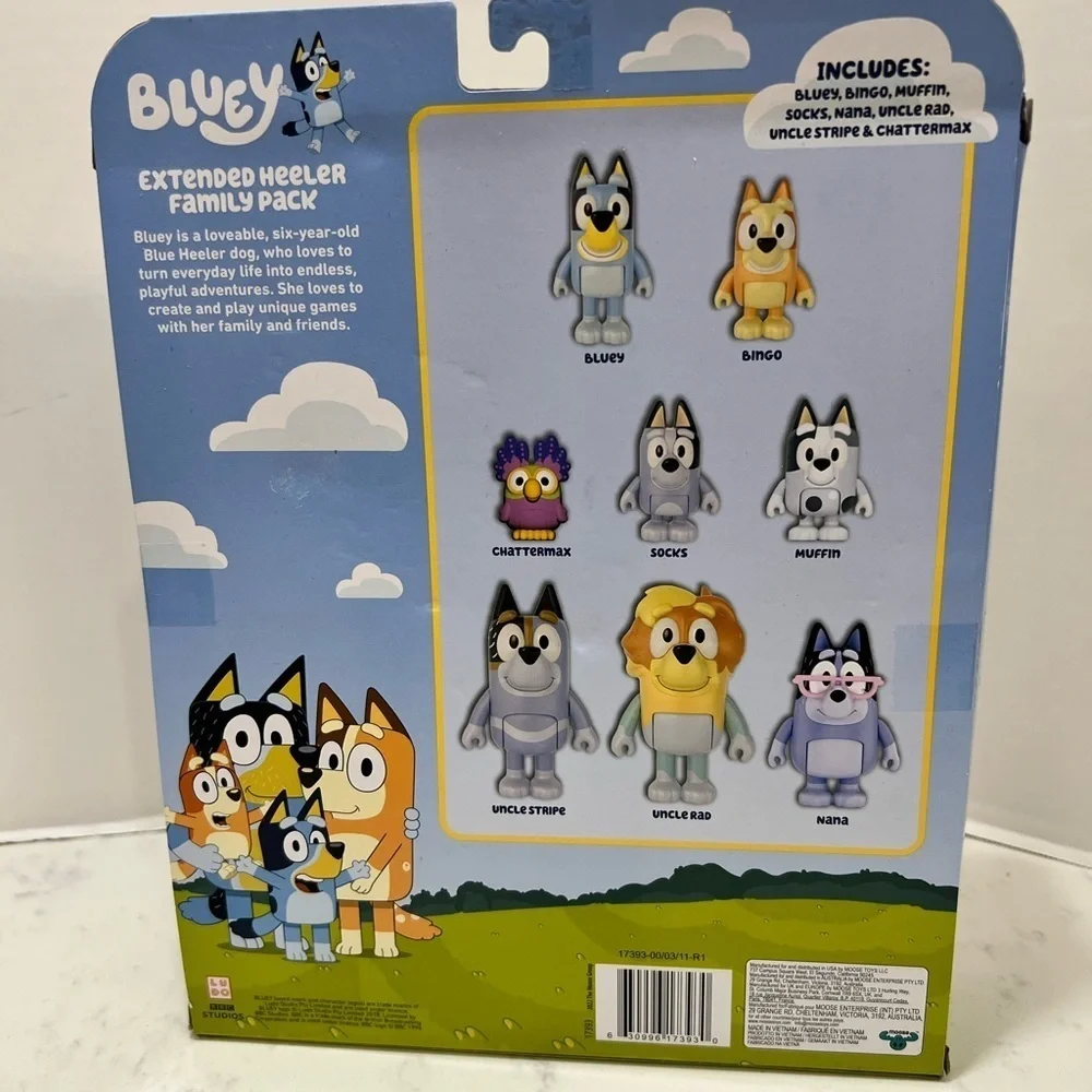 Heeler Family Action Figure Set - Multicolor